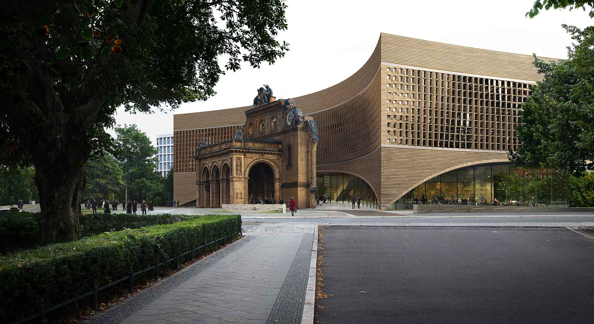 Exterior of the Berlin Exile Museum, where memory takes centre stage.