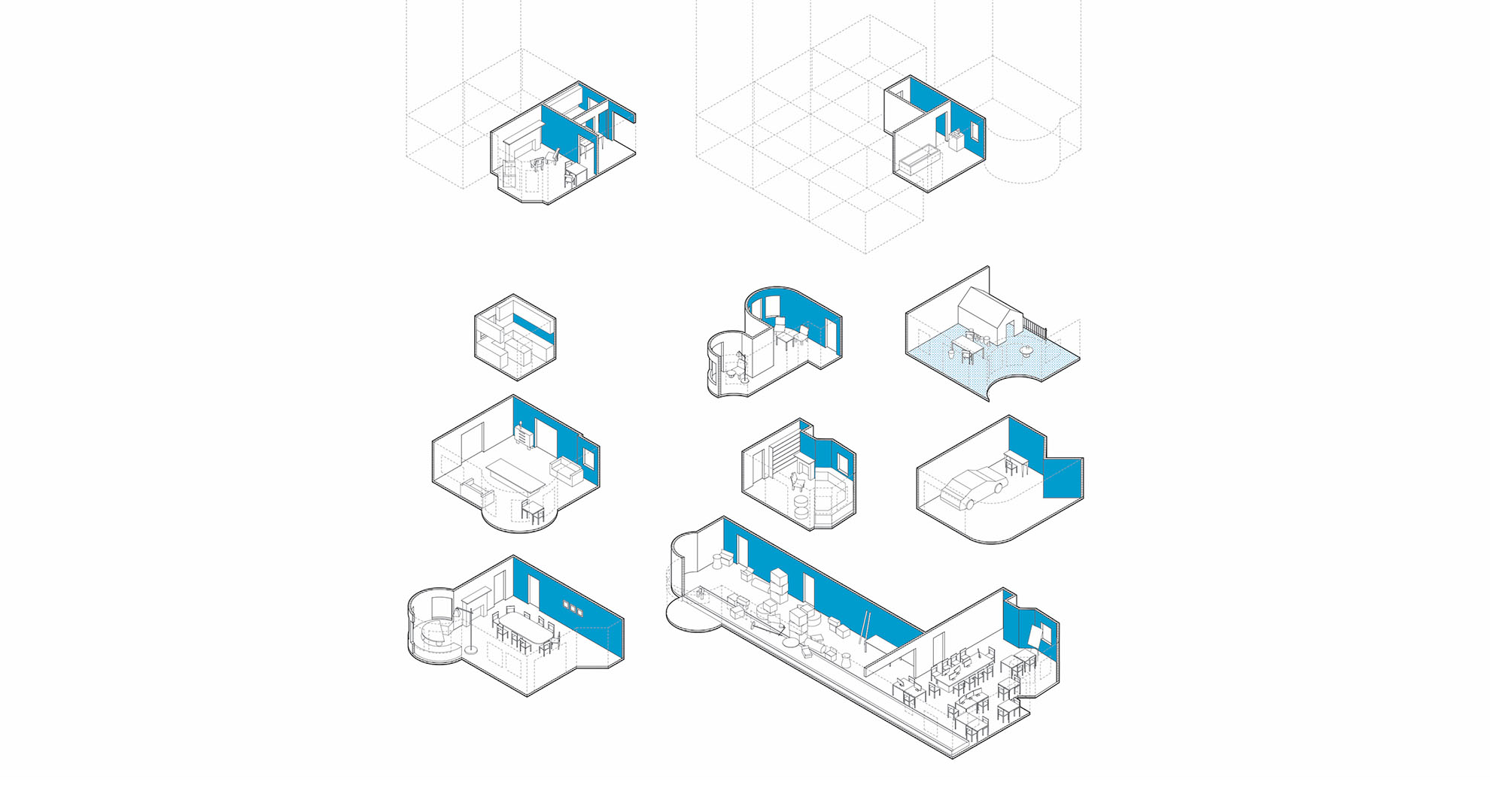 Espacio doméstico para la vida en comunidad.