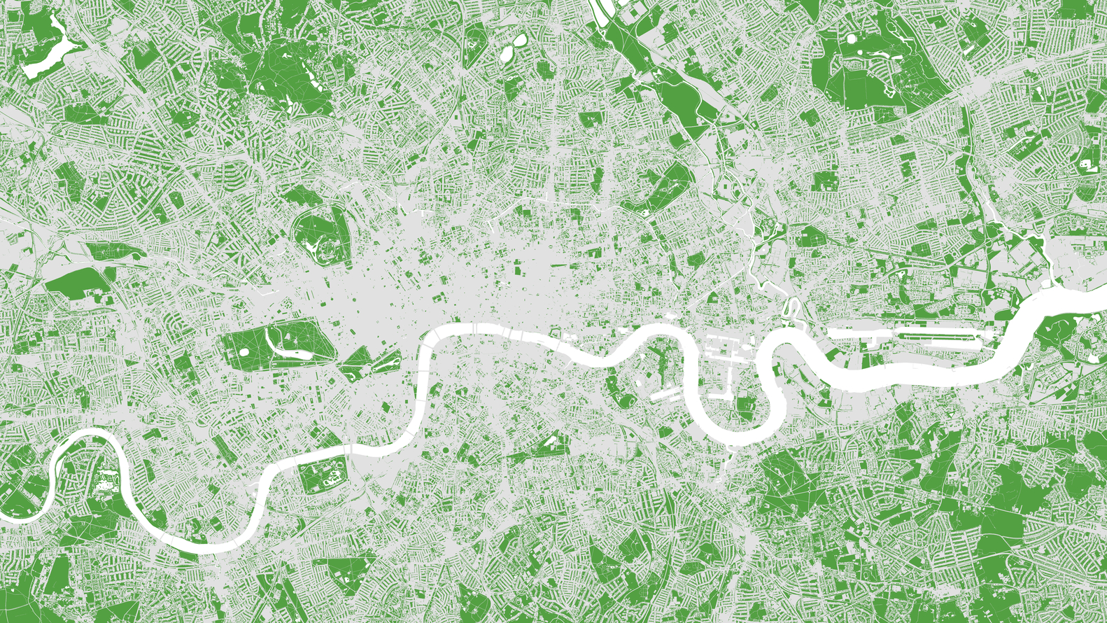 Urban greening. Green spaces in London
