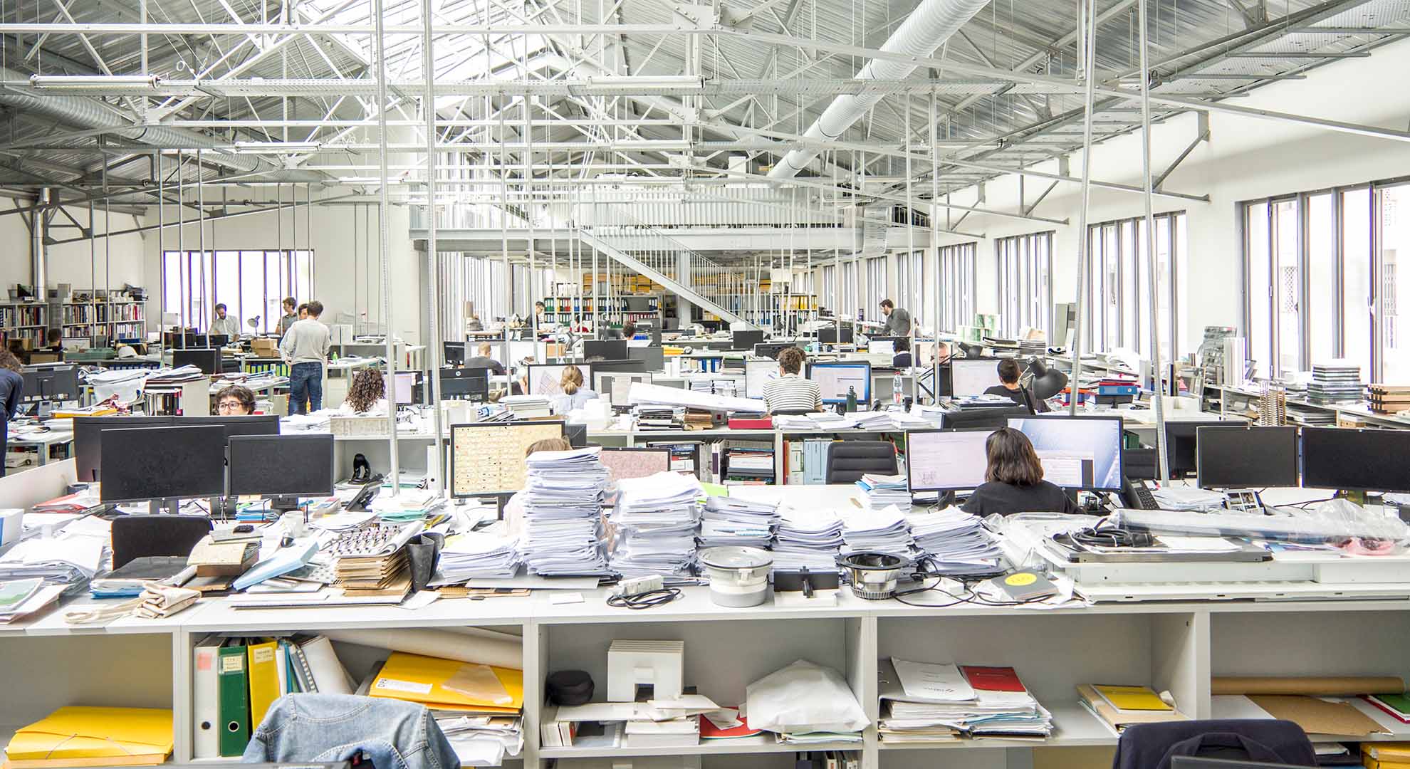 Dominique Perrault's architecture studio is an example of the ideal workspace for architects.