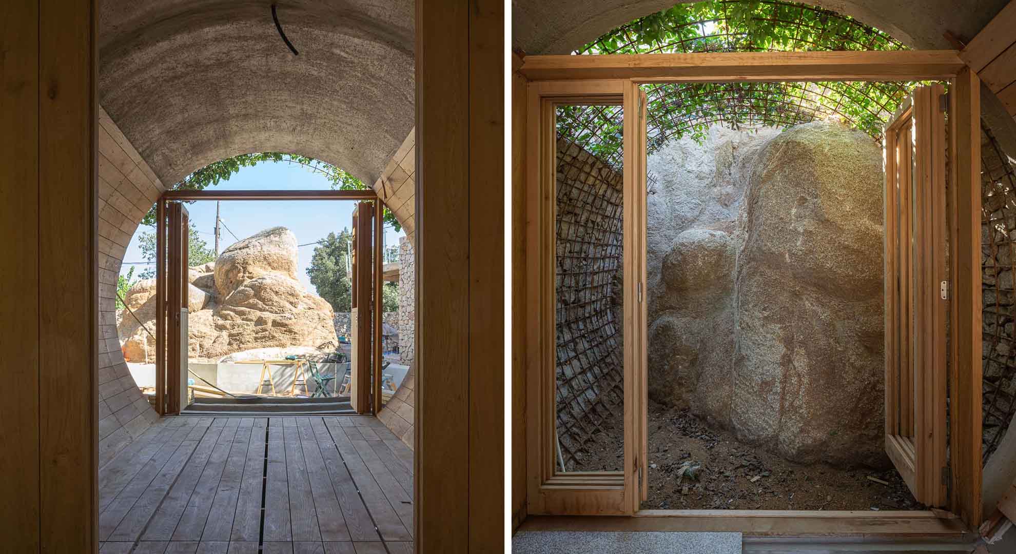 Inhabiting a garden that has been made suitable for it.