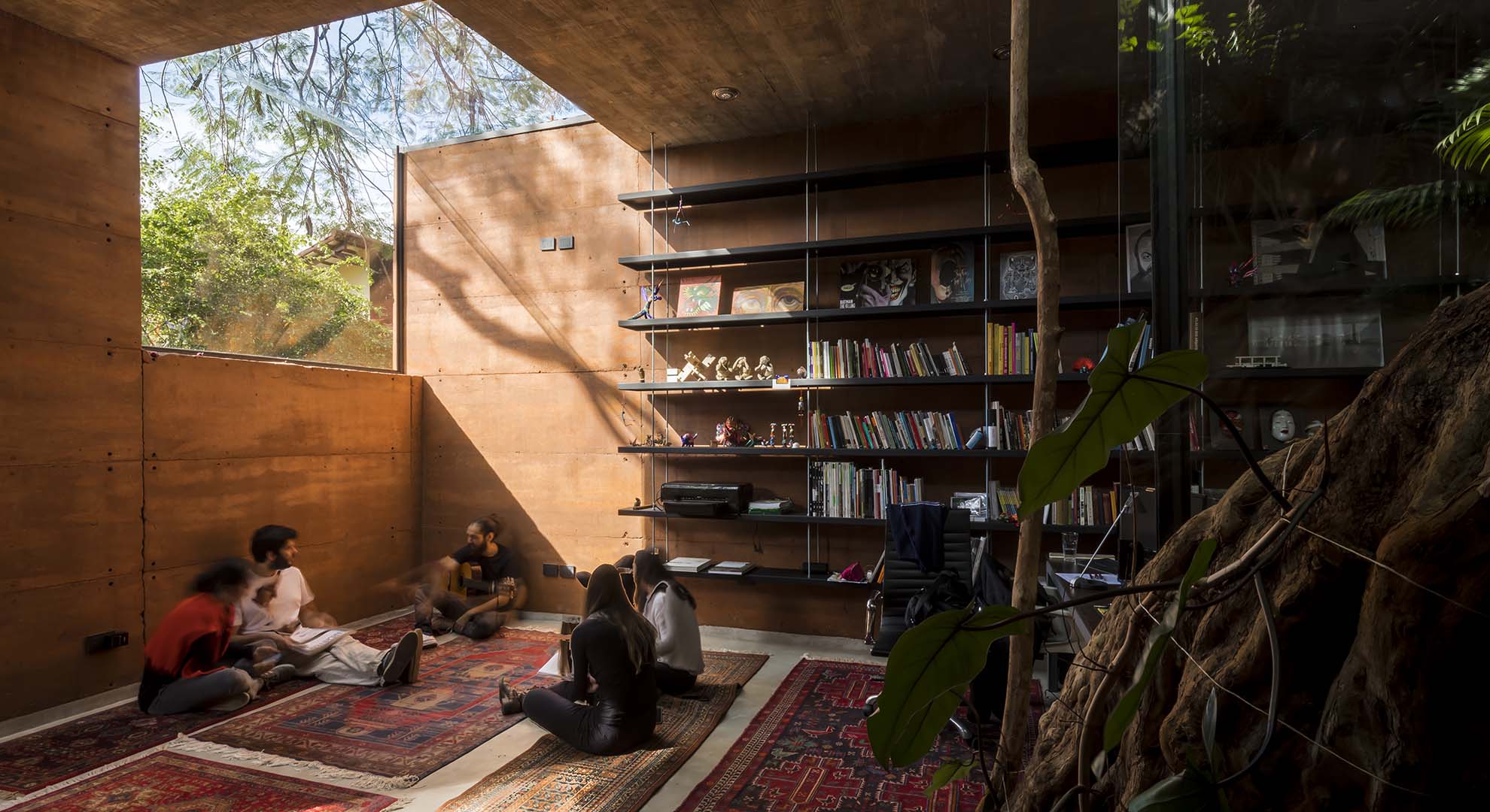 Perfecta combinación de naturaleza y arquitectura.