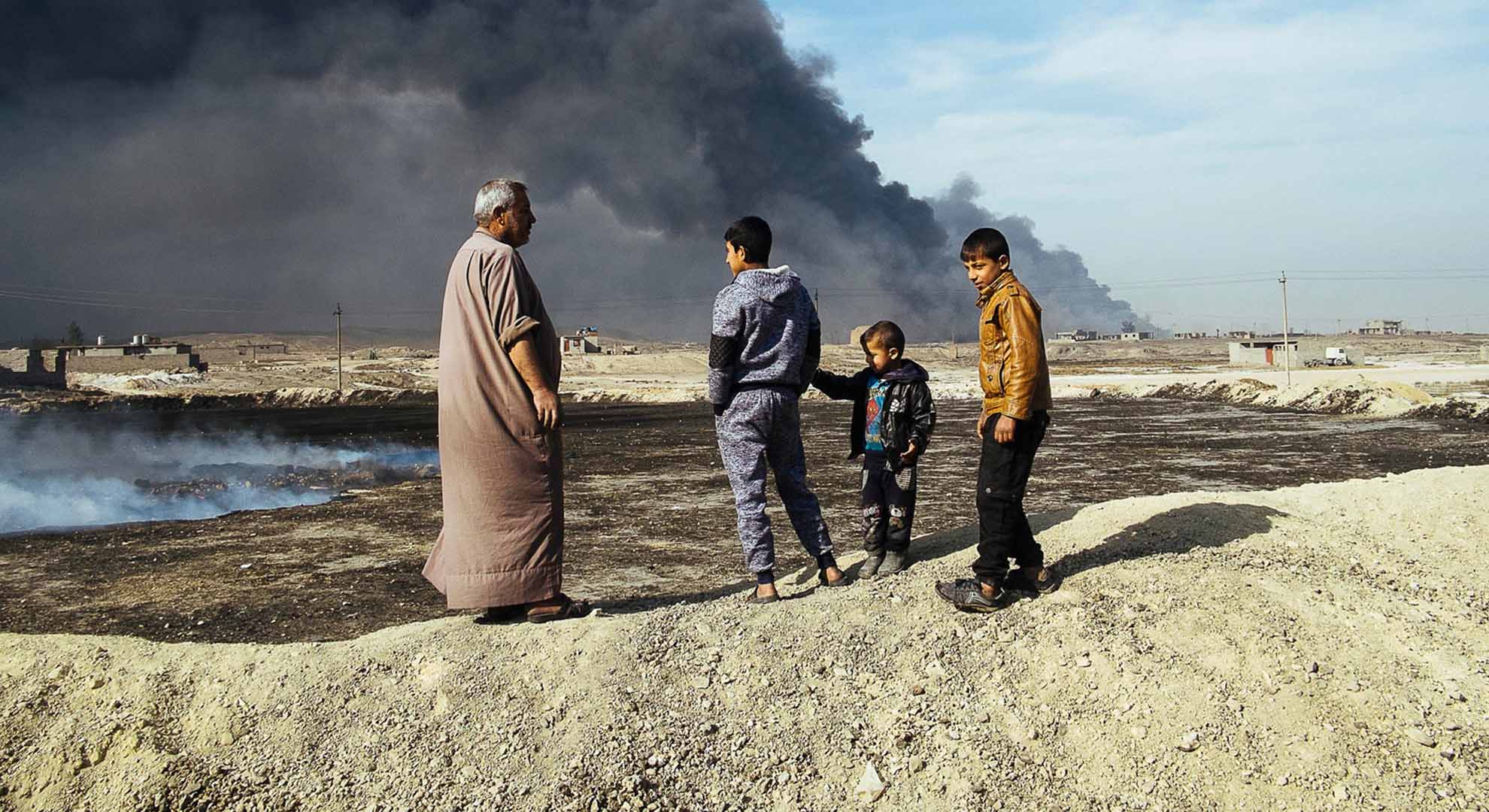 Oil extraction in Iraq takes its toll on the environment. Photo © Nisan Al Jazairi