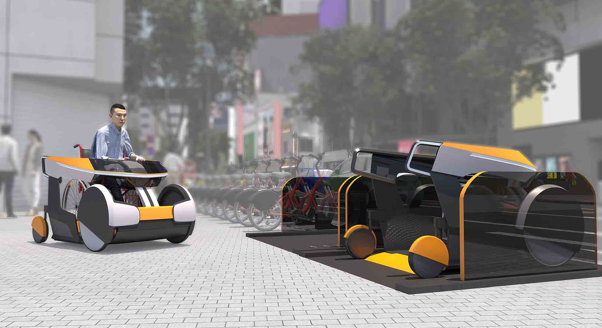 Moby’s lightweight wheelchairs are connected to an app for greater mobility