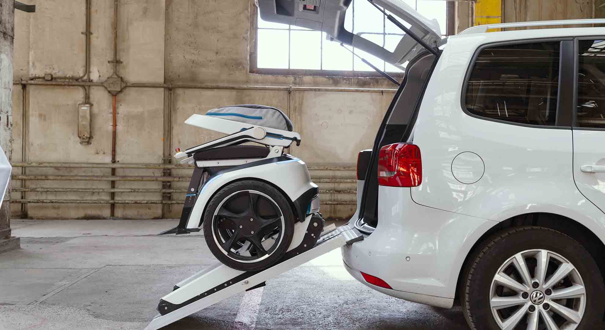 The new Bro wheelchair from Scewo can climb stairs and take angles and curves