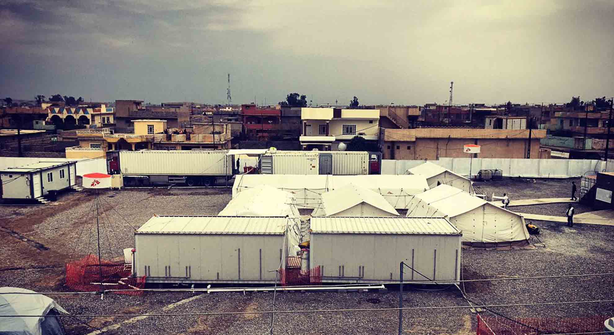 Clínica de Trauma de MSF, al sur de Mosul, Irak