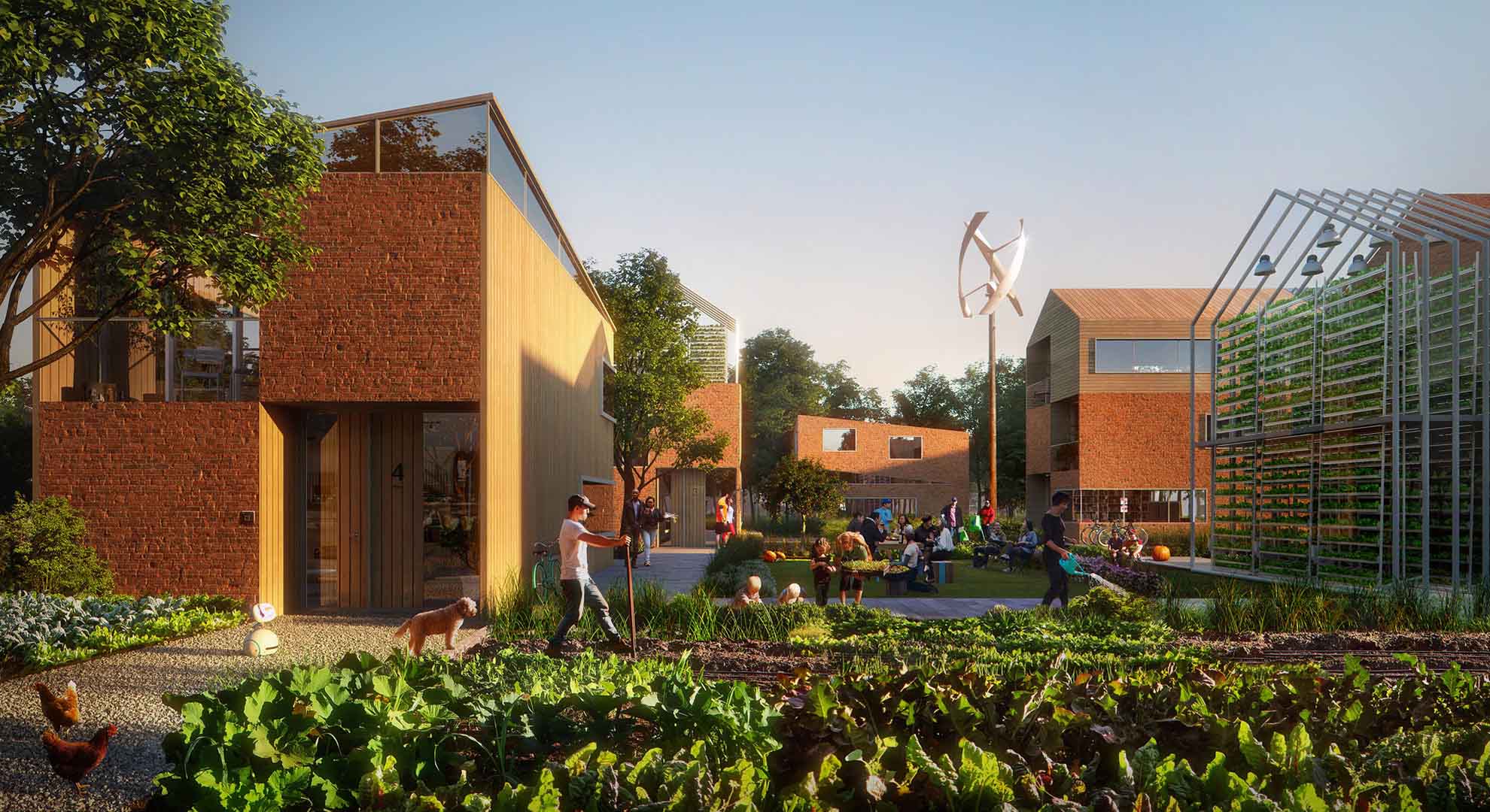 The UNStudio urban vision for the Brainport Smart District in Helmond, Netherlands, will see design and construction go hand-in-hand with step-by-step development, guided by its users. Photo © Plomp