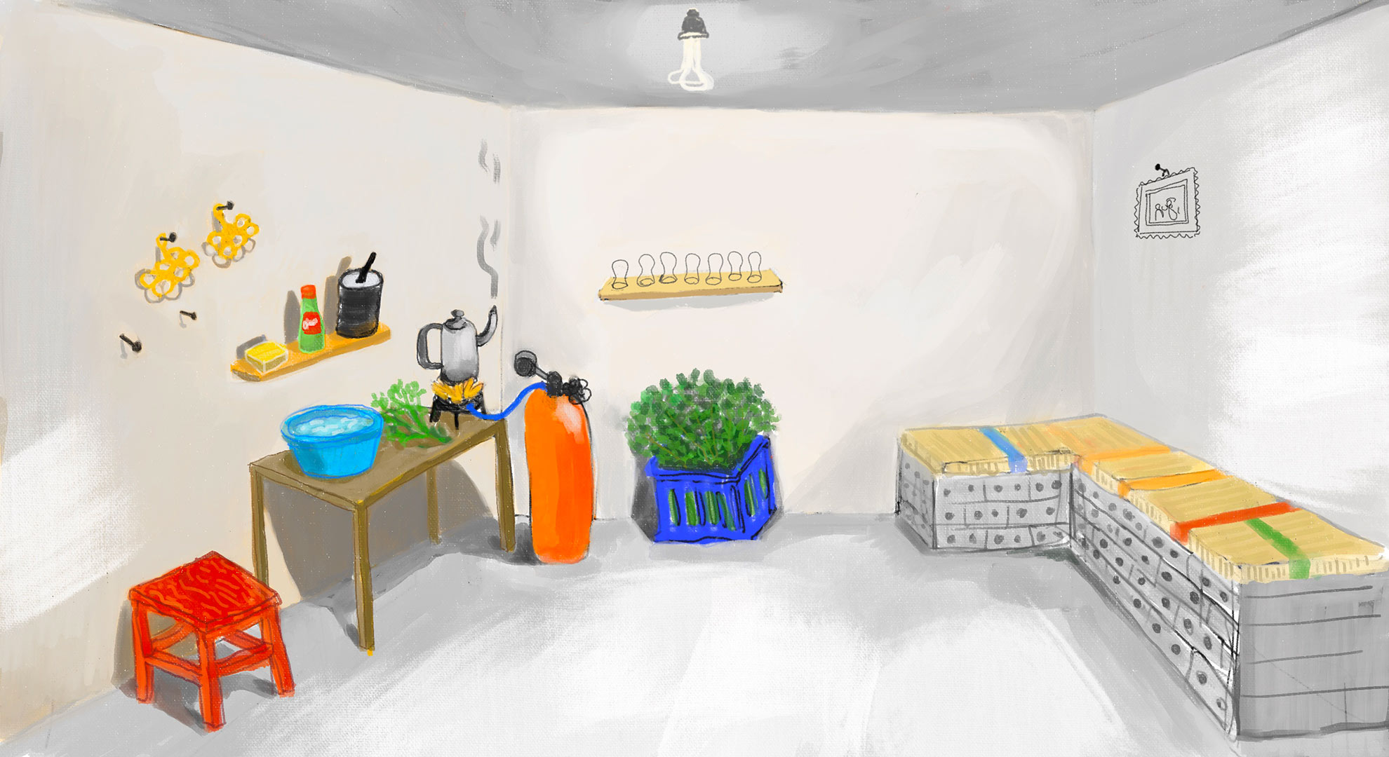 Tienda de té de menta marroquí de memoria, 2020