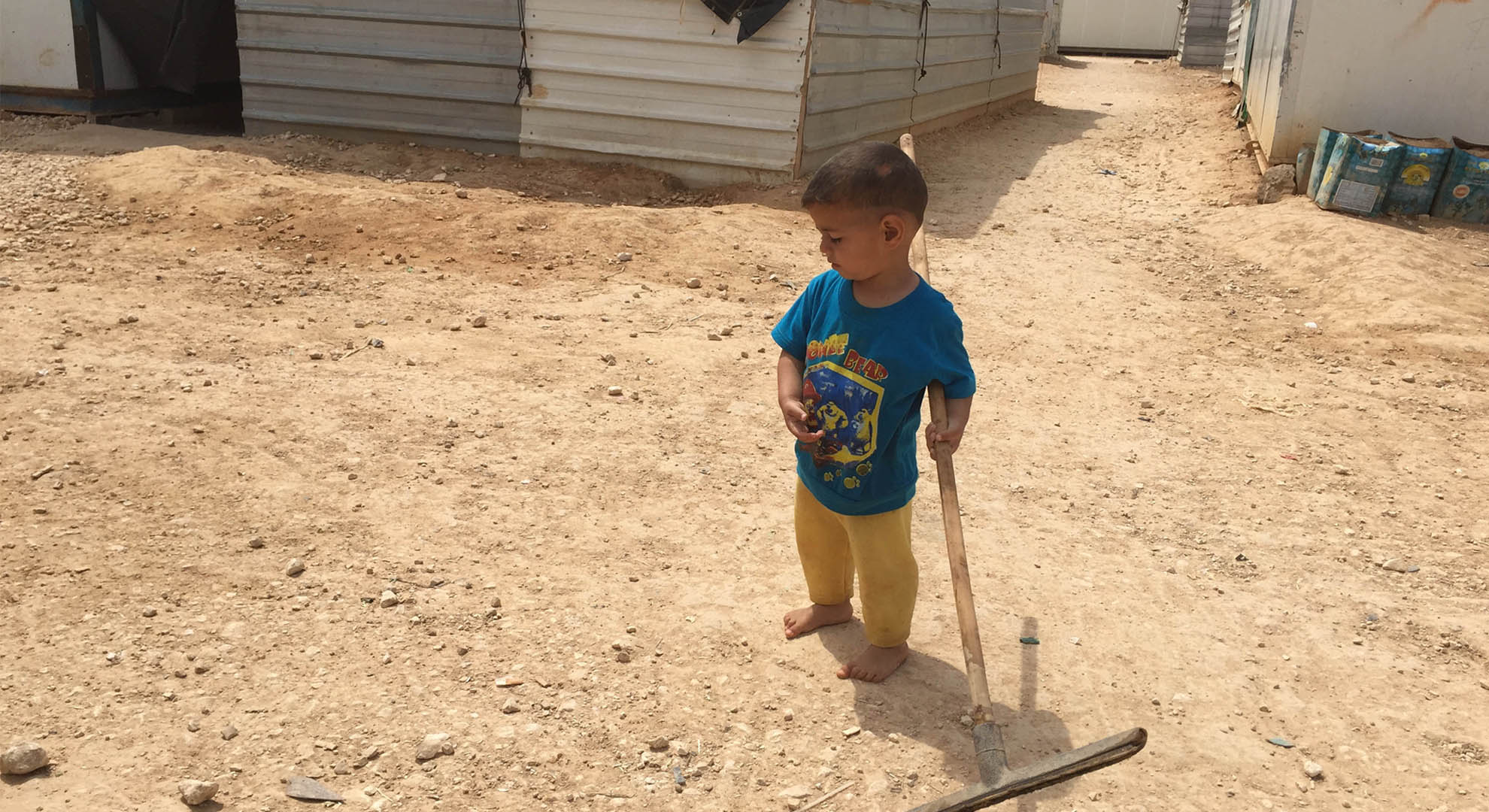CHILDHOOD IN ZAATARI REFUGEE CAMP, JORDAN. IMAGE NASR CHAMMA