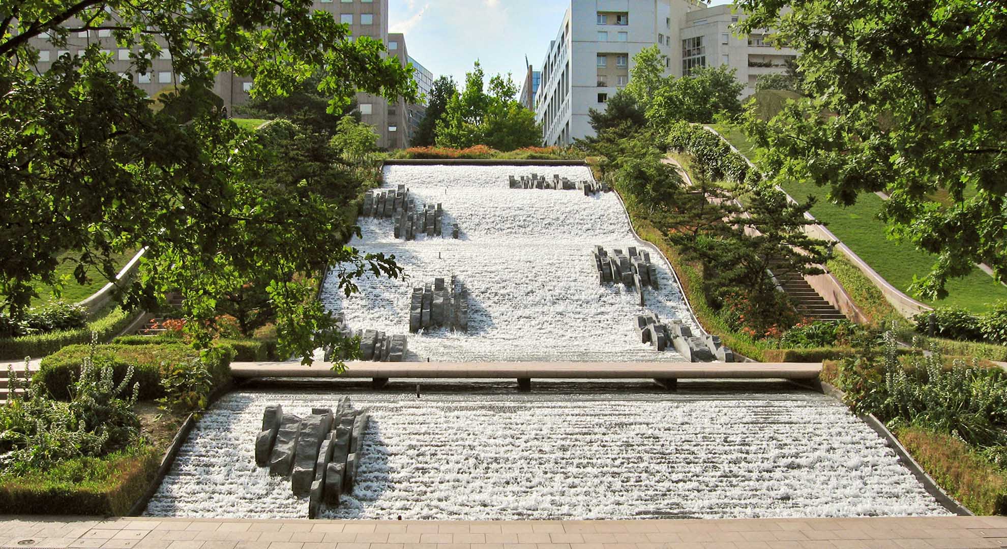 Parque Diderot de Paris de JML Water Feature Design